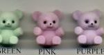 miniatures flocked baby bear