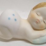 miniatures porcelain baby boy sleeping