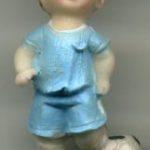 miniatures boy with soccer ball a
