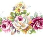 decal flower pale pink rose