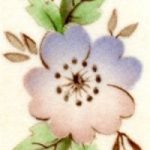 decal flowers pink small