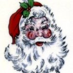 decal christmas santa small