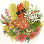 decal wildflower bouquet small