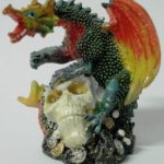 dragon on skull small d