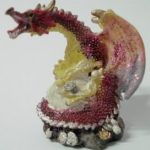 dragon on skull small b