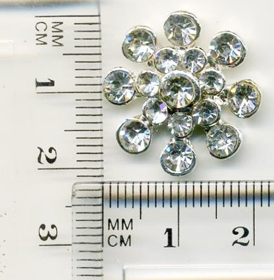 cluster rhinestone flower crystal 20mm cluster rhinestone flower crystal 20mm