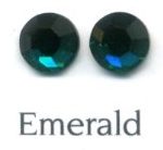 rhinestone flatbacks 5ss emerald
