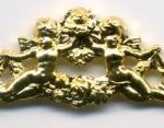 finding gold plated filigree cherub scroll
