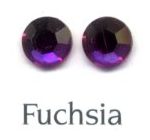 rhinestone flatbacks 12ss fushia