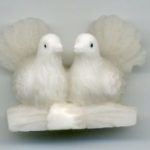 miniatures wedding doves