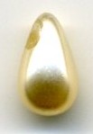 tear drop pearl cream 5mm x 10mm