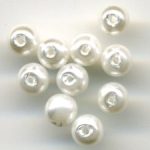 pearls round white 4mm
