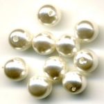 pearls round white 6mm