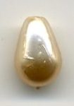 tear drop pearl cream 9mm x 6mm