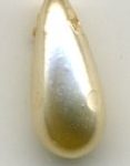 tear drop pearl cream 5mm x 13mm