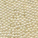 pearls no hole cream 2mm 200pk