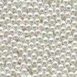 pearls no hole white 2mm 200pk