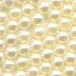 pearls no hole cream 3mm 200pk