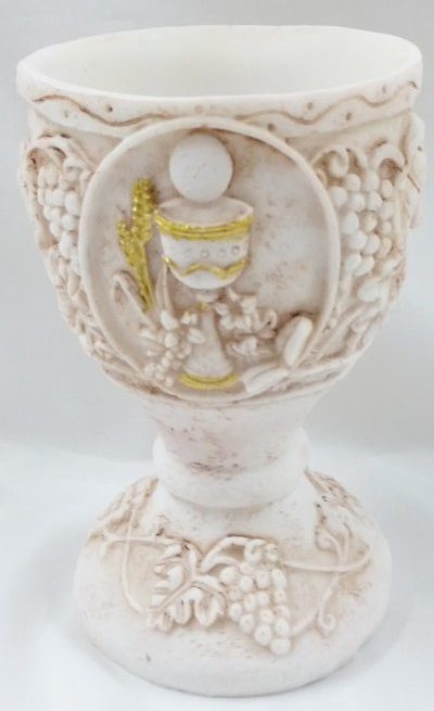 stand chalice last supper w/gold 120mm stand chalice last supper w/gold 120mm