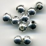 pearls round silver 6mm